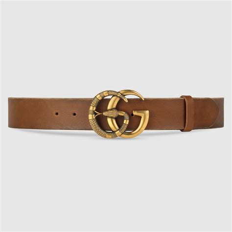 ceinture gucci double g serpent|Gucci Ceinture en cuir à boucle Double G avec serpent.